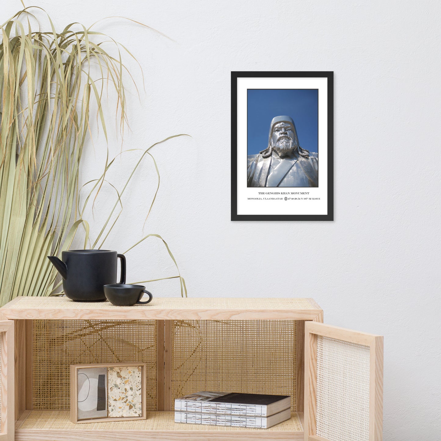 Framed poster