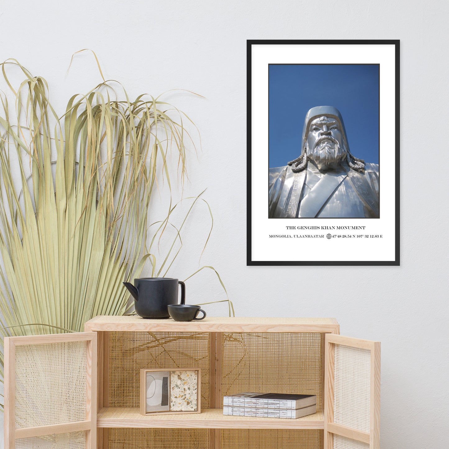 Framed poster