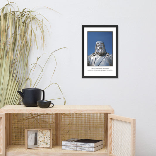 Framed poster