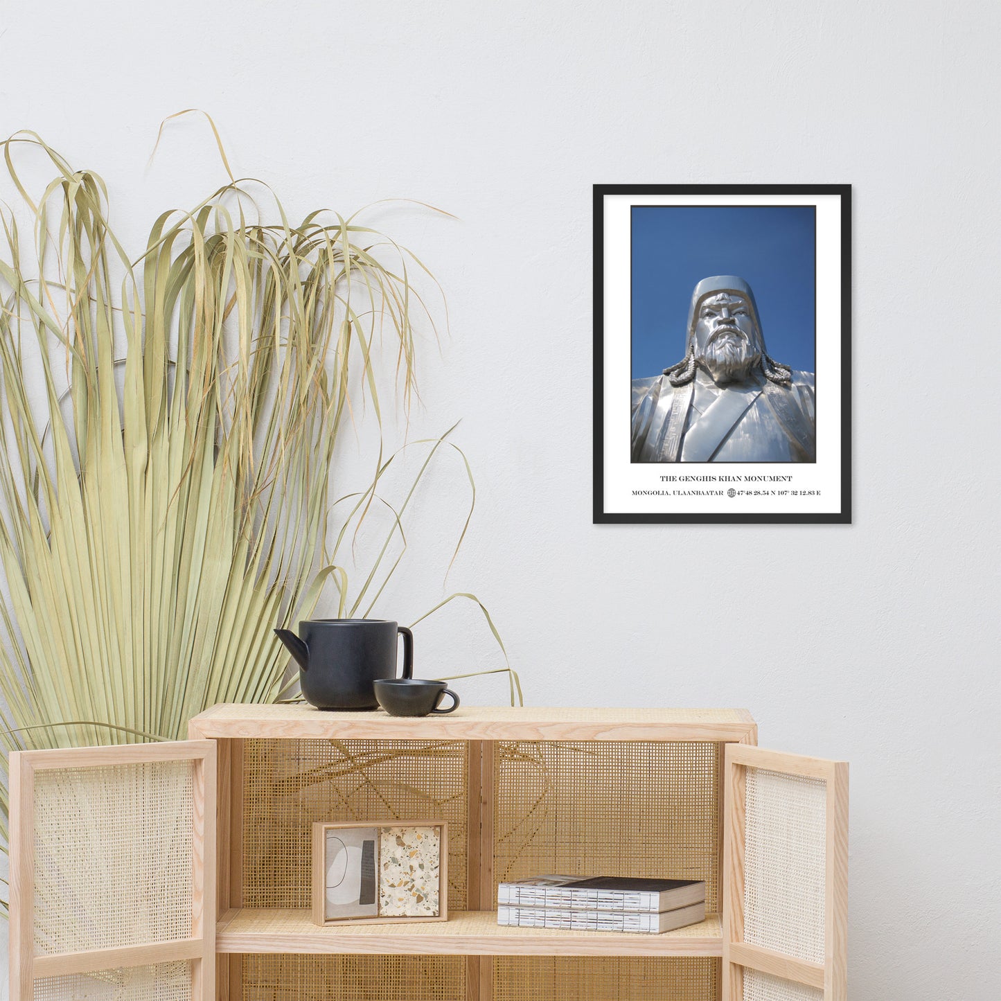 Framed poster