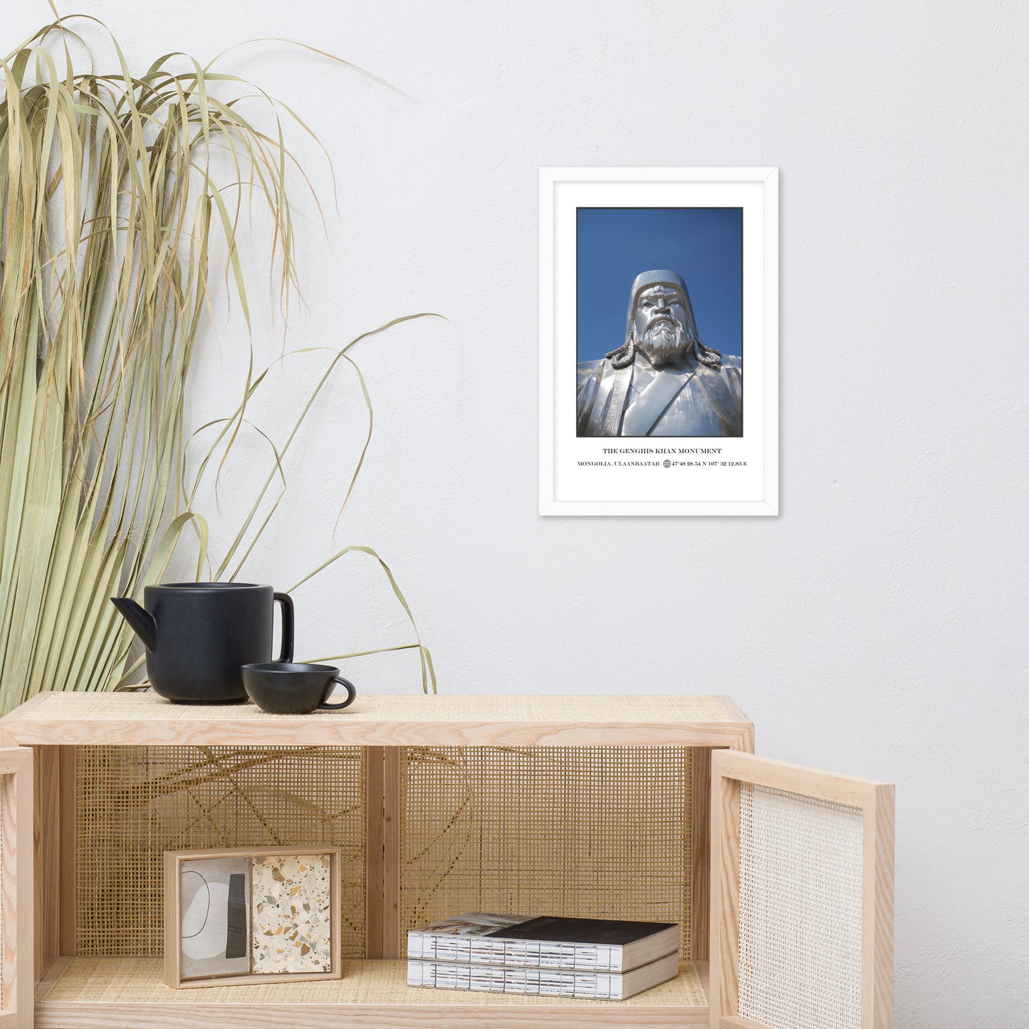 Framed poster